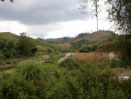 Typical countryside landscape in Thailand